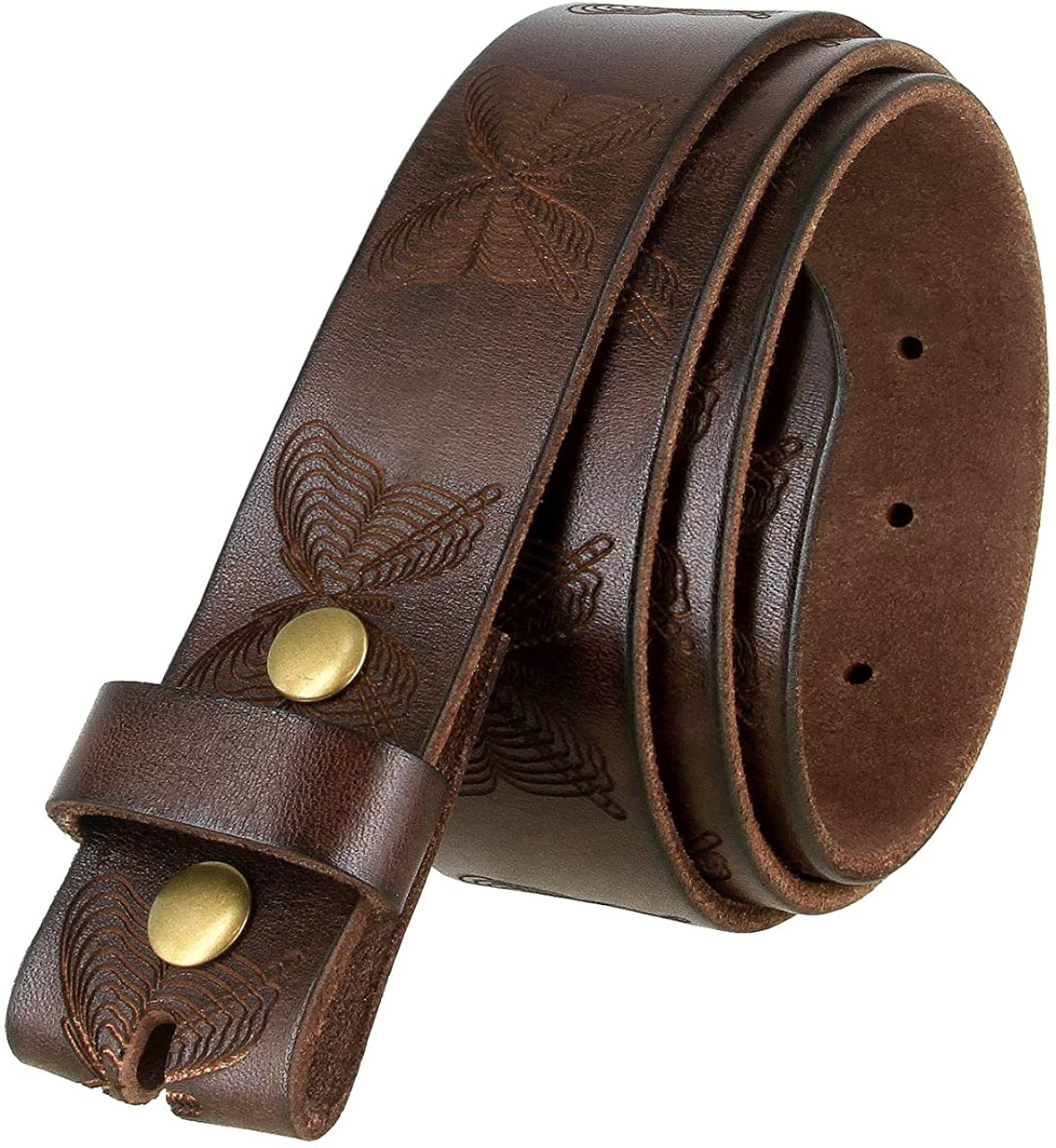 Multi-Style Options Genuine Full Grain Western Engraved Tooled Leather Belt Strap or Belt 1-1/2 Wide