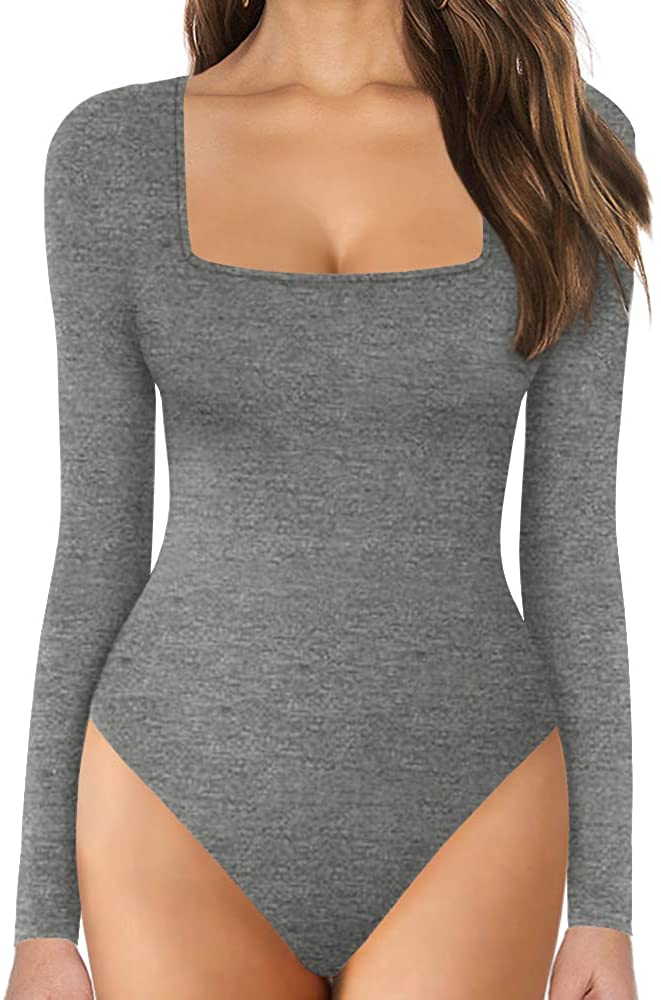 The Kari Square Neck Short Sleeve Bodysuit – Shoppe Twelve