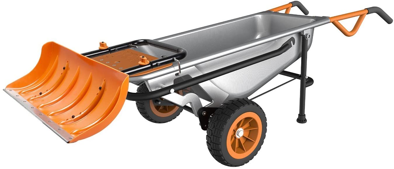 Worx 3 cu. ft. AeroCart 8-in-1 Wheelbarrow Dump and Yard Cart in One WG050  - Acme Tools
