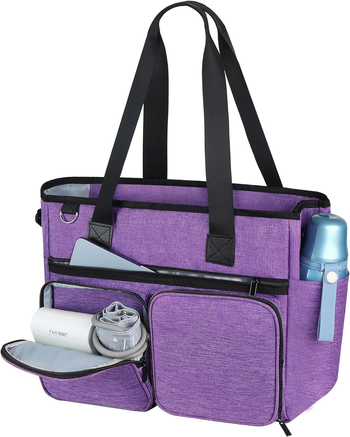 Amazon.com: Fasrom Nurse Tote Bag for Work Nurses with Laptop Sleeve, Home  Health Clinical Bag for Nursing Students and Medical Assistant, Pink  (Patent Pending) : Tools & Home Improvement