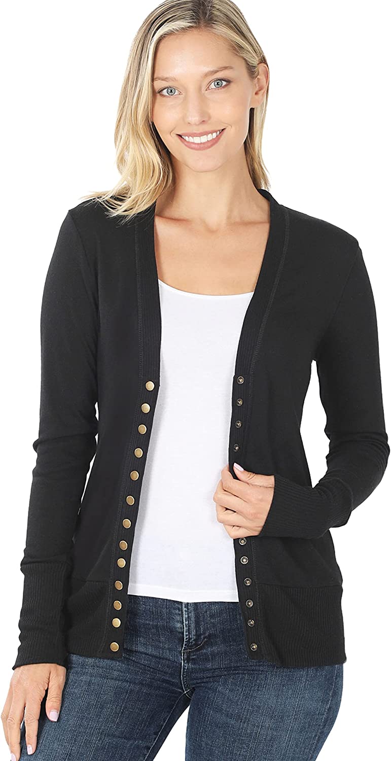 Zenana snap hotsell button cardigan