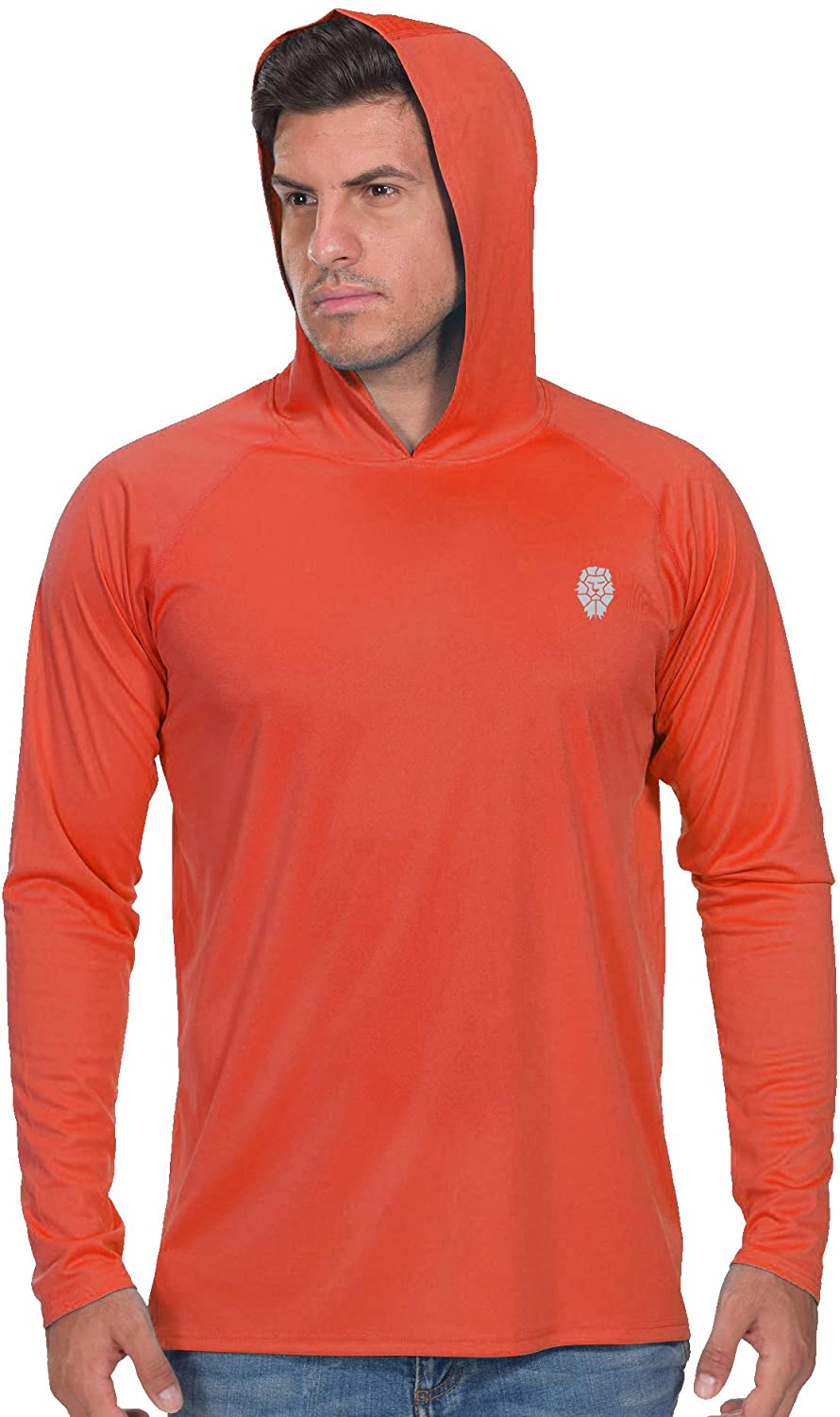 Fishing Shirts for Men Long Sleeve UV Tshirt Hoodies Sun Protection SPF 50 