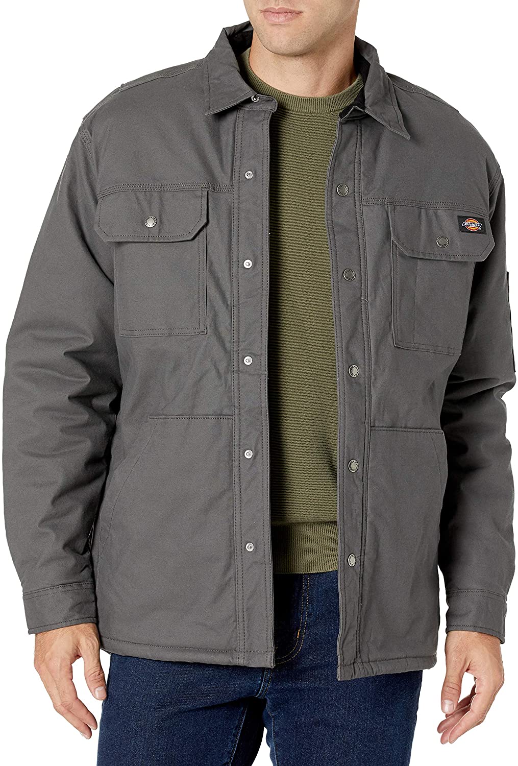 Dickies Men's Flex Duck Shirt Jacket | eBay