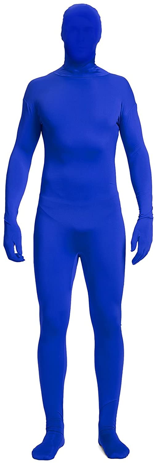 Loloda Full Bodysuit Unisex Spandex Stretch Adult Costume Zentai Halloween Hooded Jumpsuit 