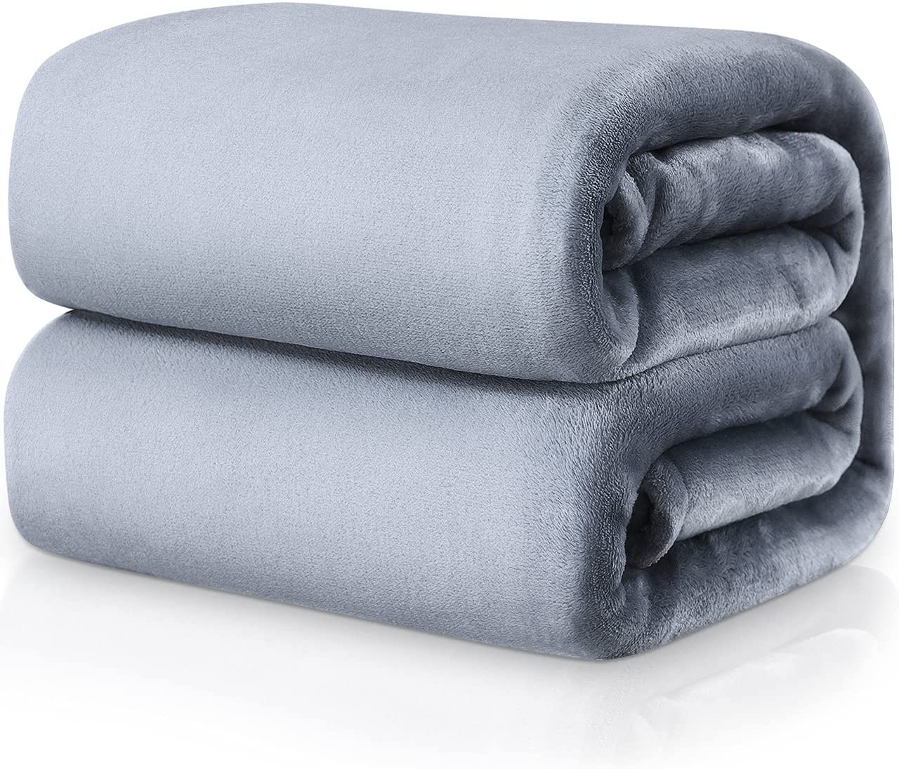 Jonge dame Dapperheid gewoontjes ONME Fleece Blanket Full Size Gray, Soft Cozy Microfiber Flannel Blankets  for So | eBay