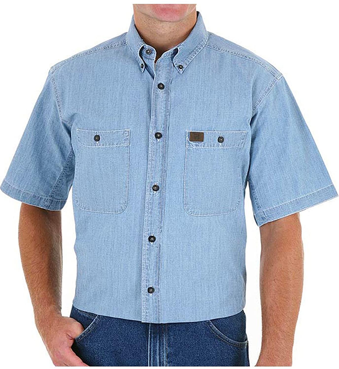 Wrangler Riggs Workwear Men's Chambray Work Shirt | eBay