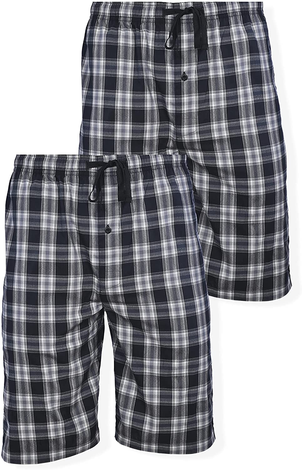 Hanes Men s Big Tall Men s Woven Stretch Pajama Shorts 2 Pack