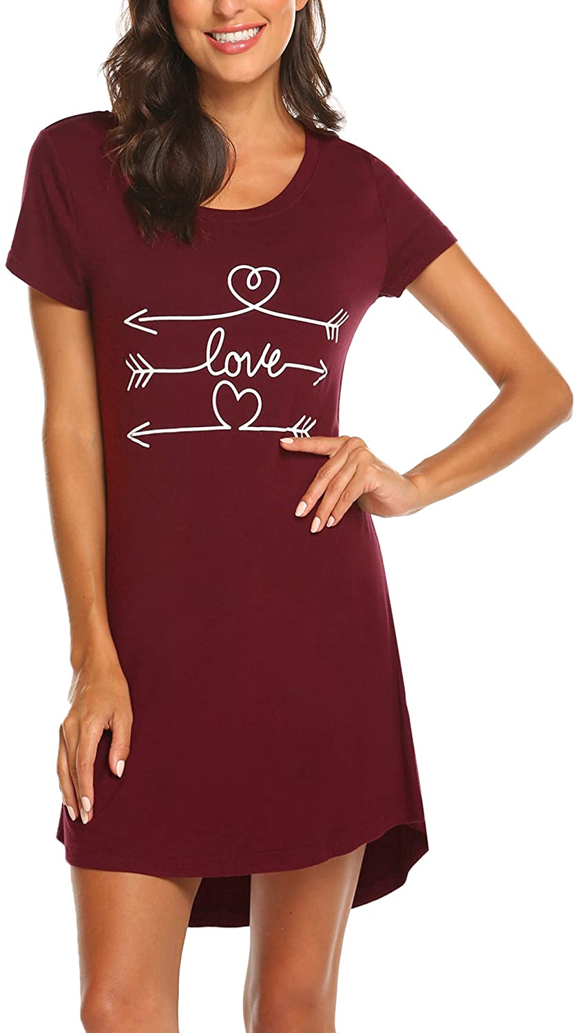 women's t shirt nightgowns