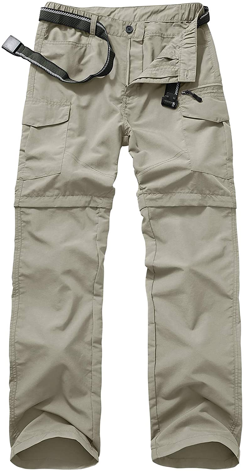 Taboo Zip-Off Cargo Trousers to Shorts with Camo Print in Beige | Go  Wholesale