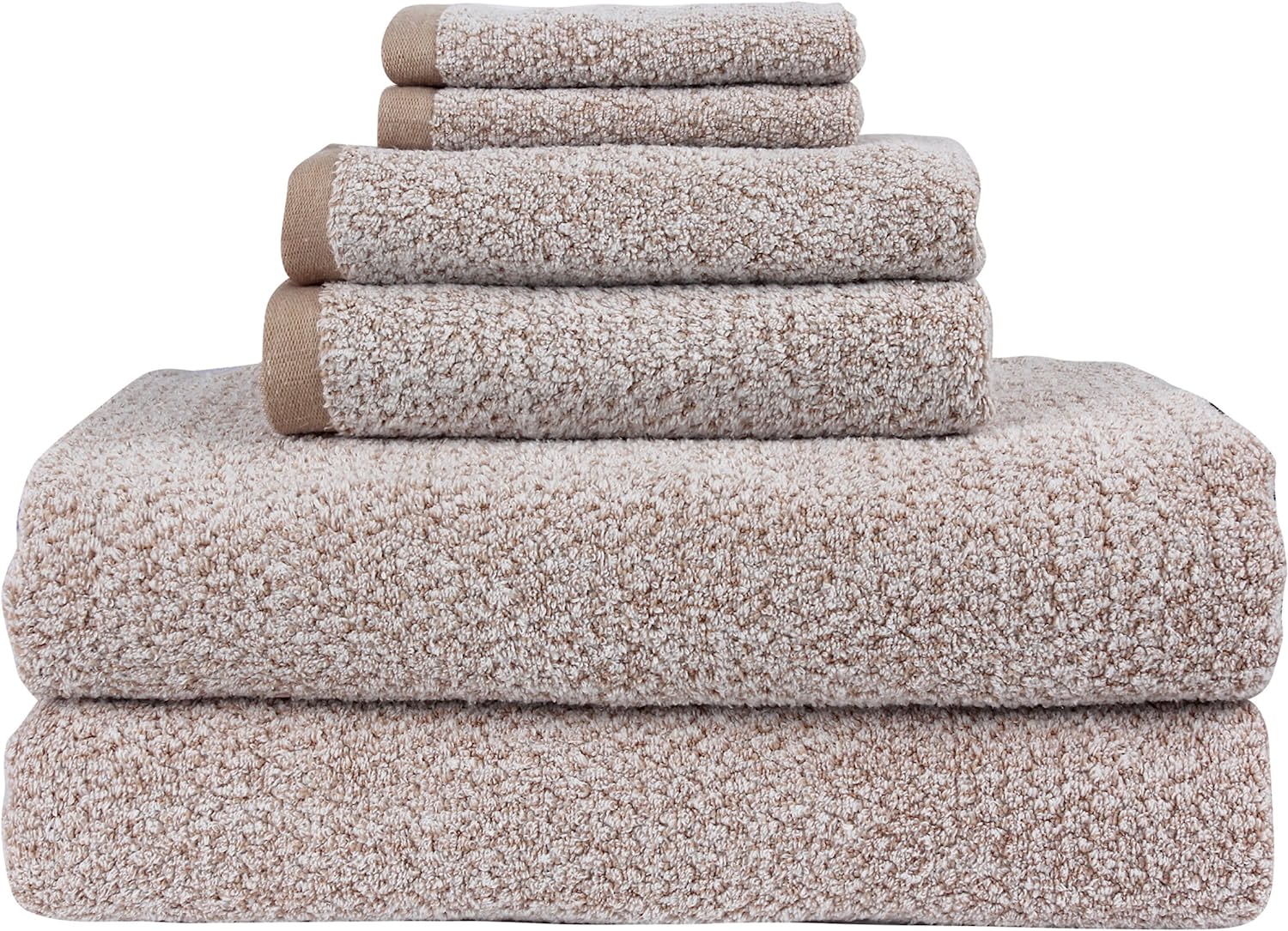 Everplush 6-Piece Lavender Cotton Quick Dry Bath Towel Set (Diamond  Jacquard Towels) in the Bathroom Towels department at