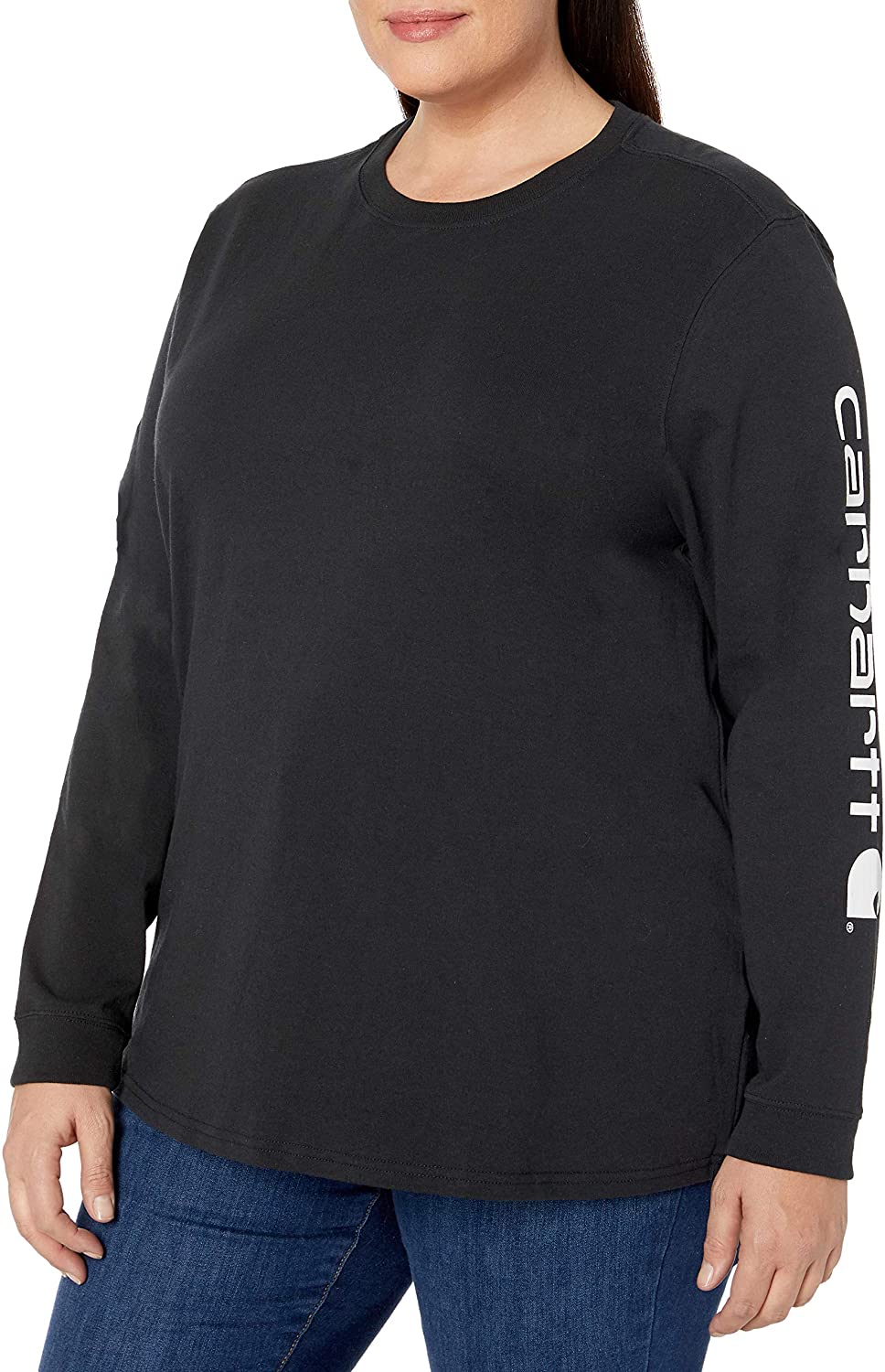 Carhartt Womens Regular Workwear Logo Long Sleeve T-Shirt 