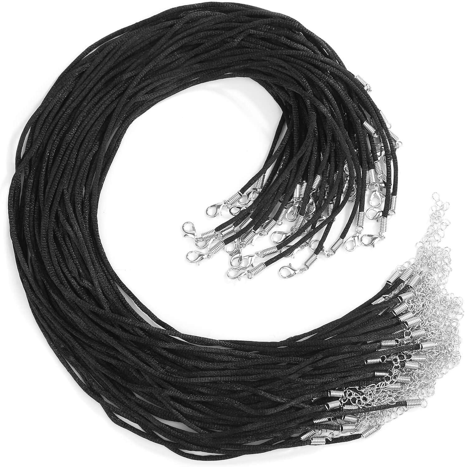 All Chains Cords  Silk Cord - black