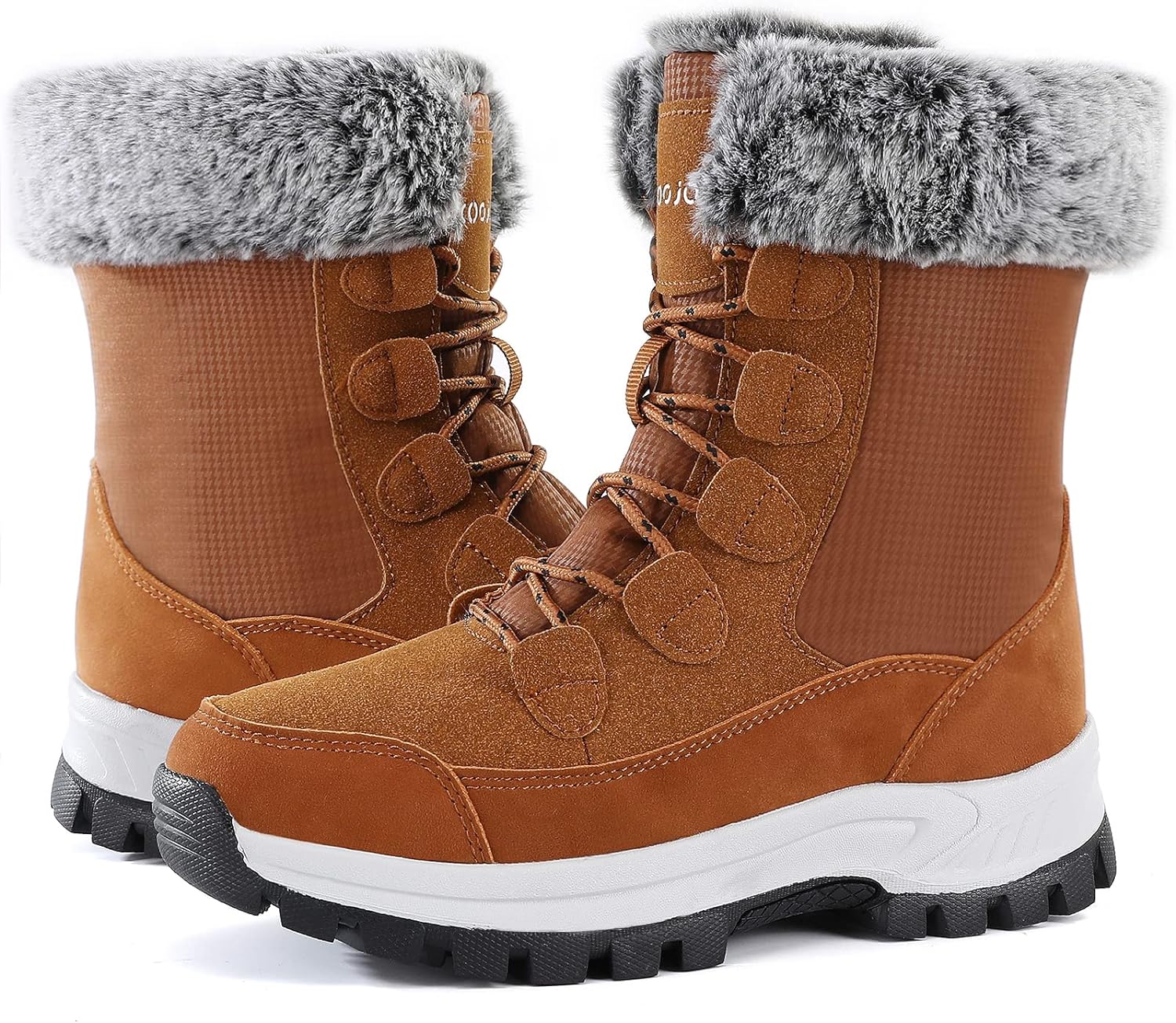COOJOY Womens Winter Snow Boots Waterproof Shoes Walking