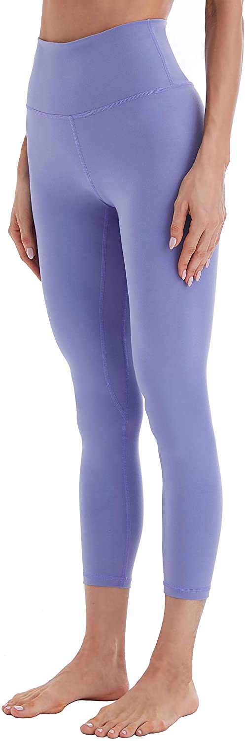 Mipaws Women's High Rise Leggings Full-Length Yoga Pants with Tummy Control  Seamless Waistband - black - XS : : Fashion