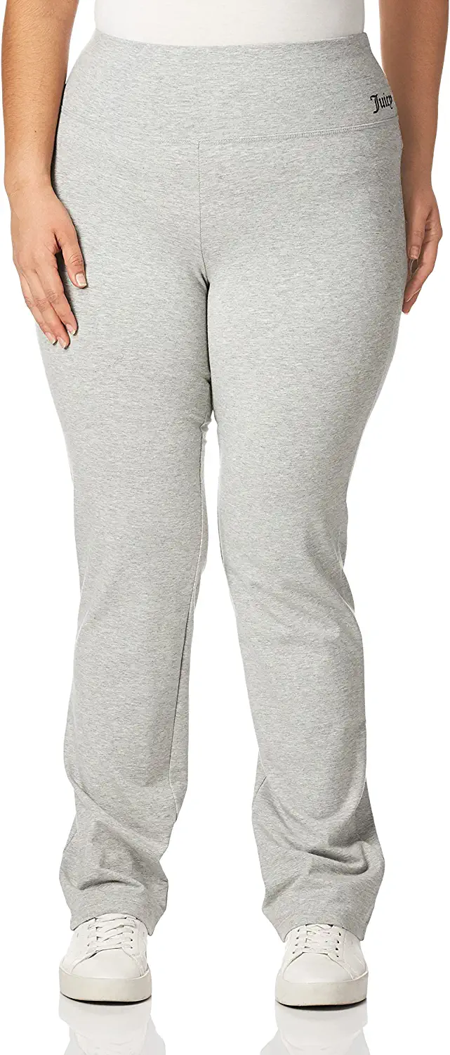Juicy Couture Women's Essential High Waisted Cotton Yoga Pant