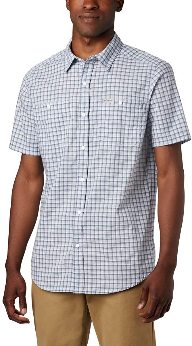 Columbia Mens Leadville Ridge Short-Sleeve Shirt 