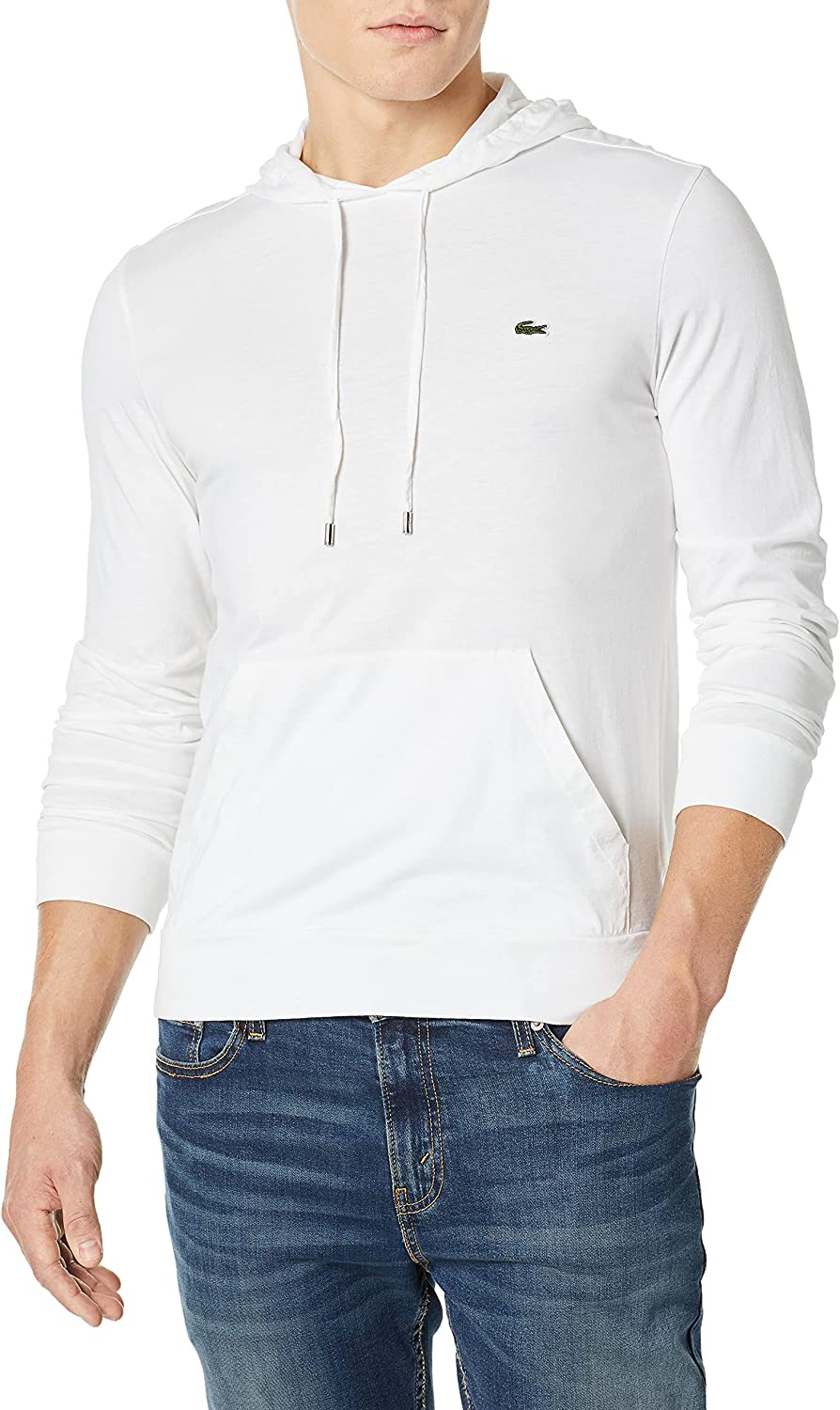 Lacoste Long Sleeve Hooded Jersey Cotton Hoodie |