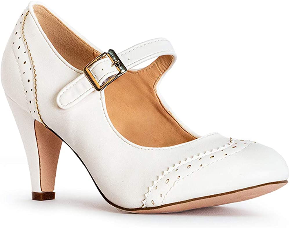 Oxford sales kitten heels