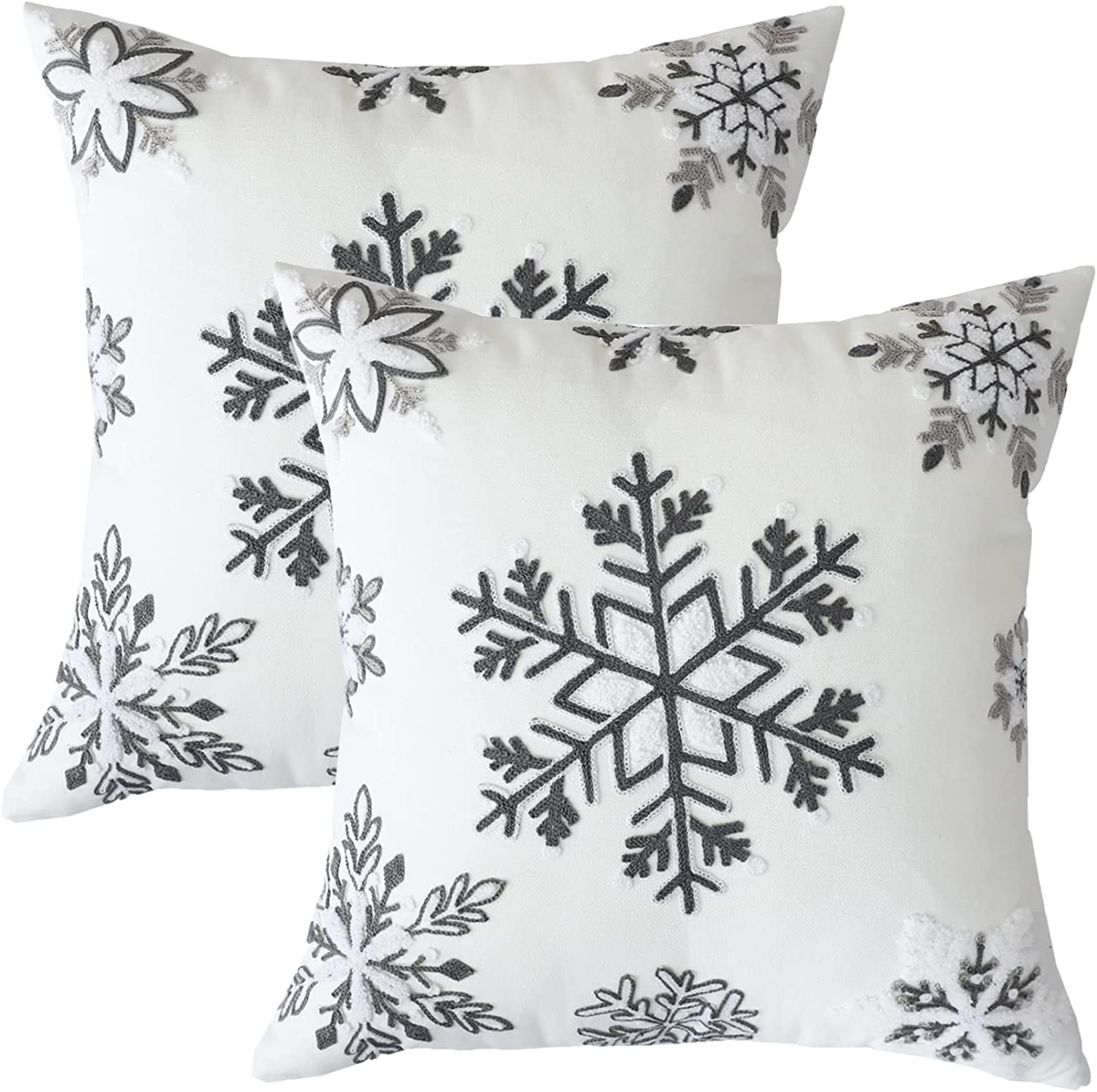 Sykting Embroidery Throw Pillow Case 18x18 Christmas Pillow Cover set – By  Harrington