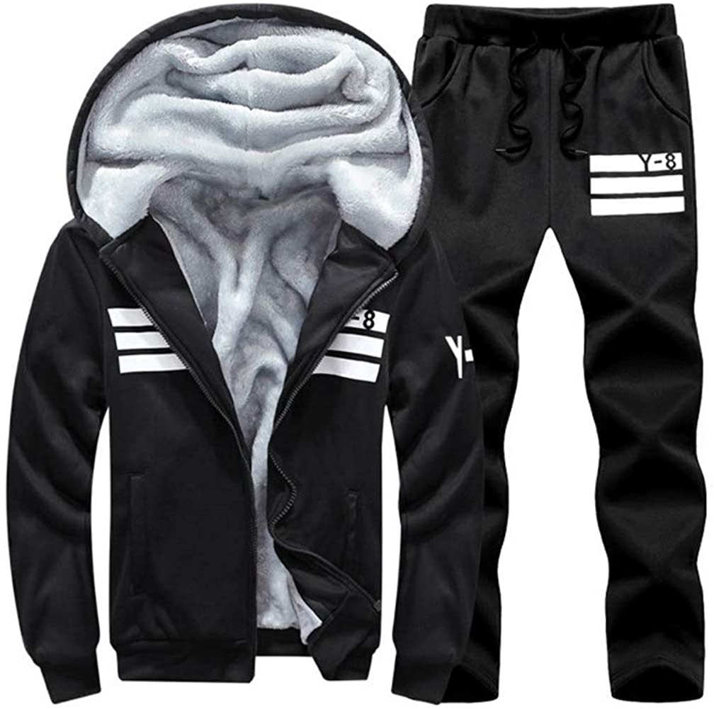 Lavnis Men's Casual Tracksuit Long Sleeve Running Jogging Athletic Sports  Set Black S : : Clothing, Shoes & Accessories