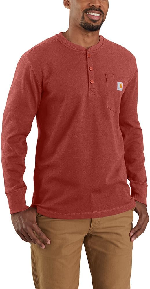 Long Sleeve Heavyweight Henley Shirt