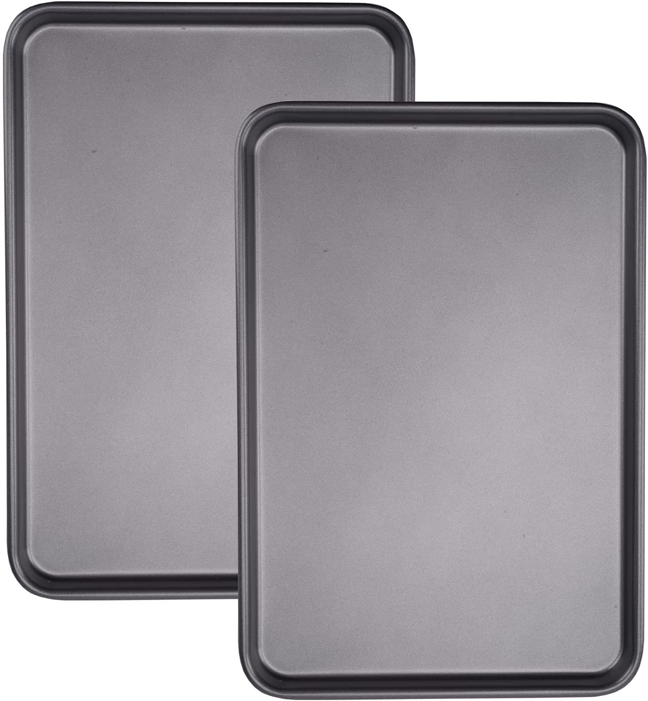 2PCS Small Stainless Steel Baking Sheets,Mini Cookie Sheets