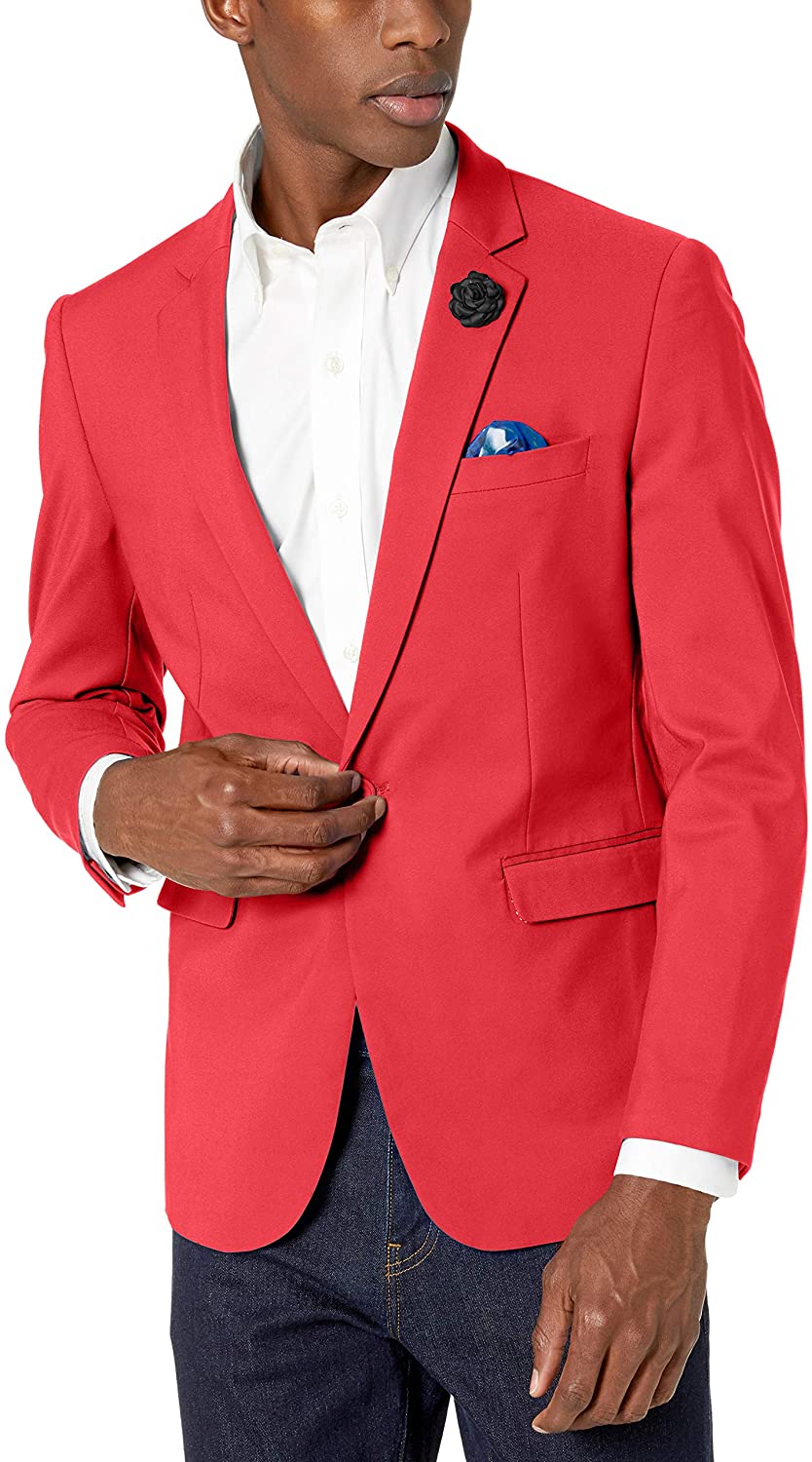 Saoye Fashion Slim Fit Sporty Mens Tweed A Spina di Pesce per Il Giovane Tempo Libero Uomo Giacche Casual Suit Blazer Blazer Slim Fit Uomo 
