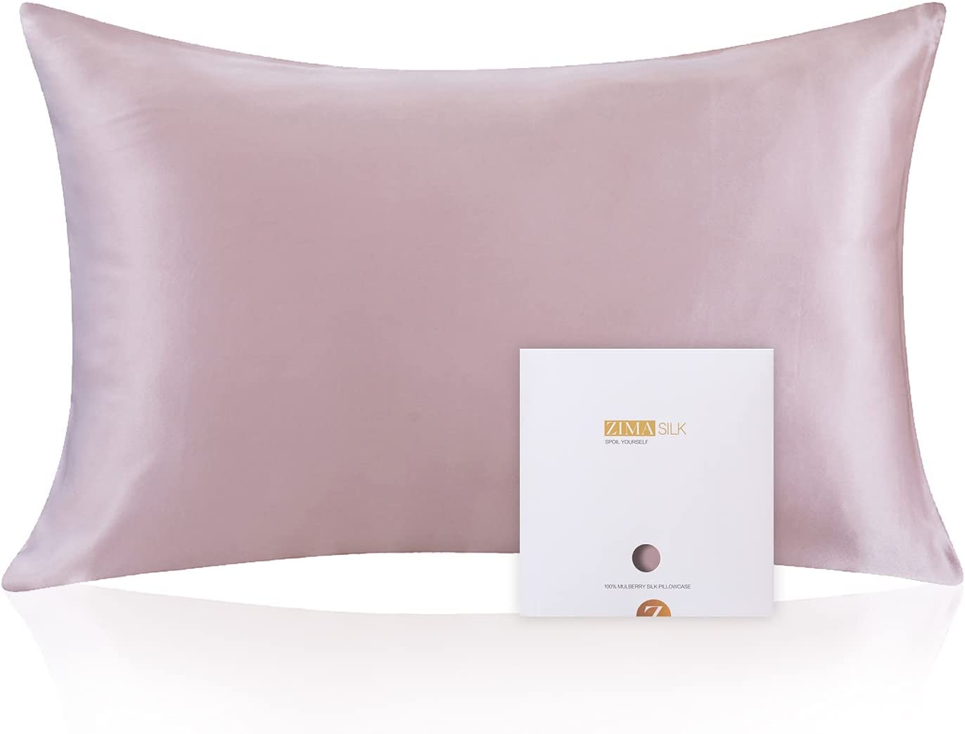 100% Mulberry Silk Pillowcase for Hair and Skin, 