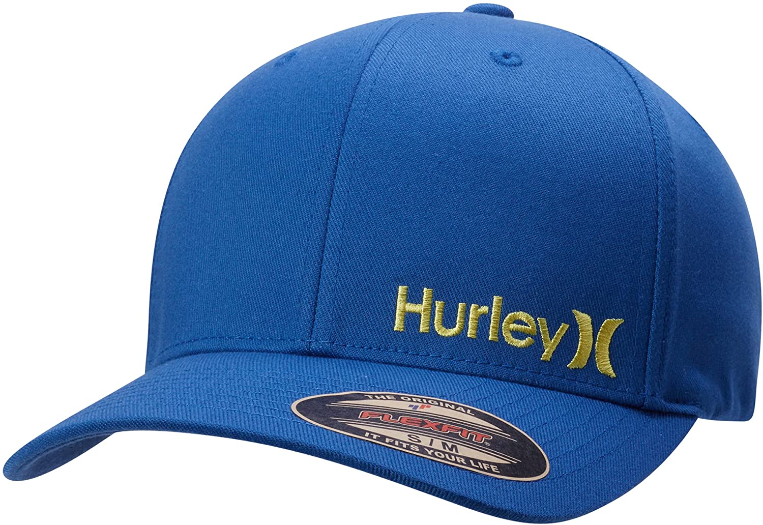 Hurley Men's One  Only Corp Flexfit Perma Curve Bill Baseball Hat | eBay