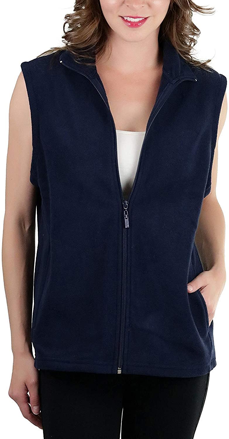 ToBeInStyle Women's Zip Up High Collar Polar Fleece Jacket : :  Clothing, Shoes & Accessories
