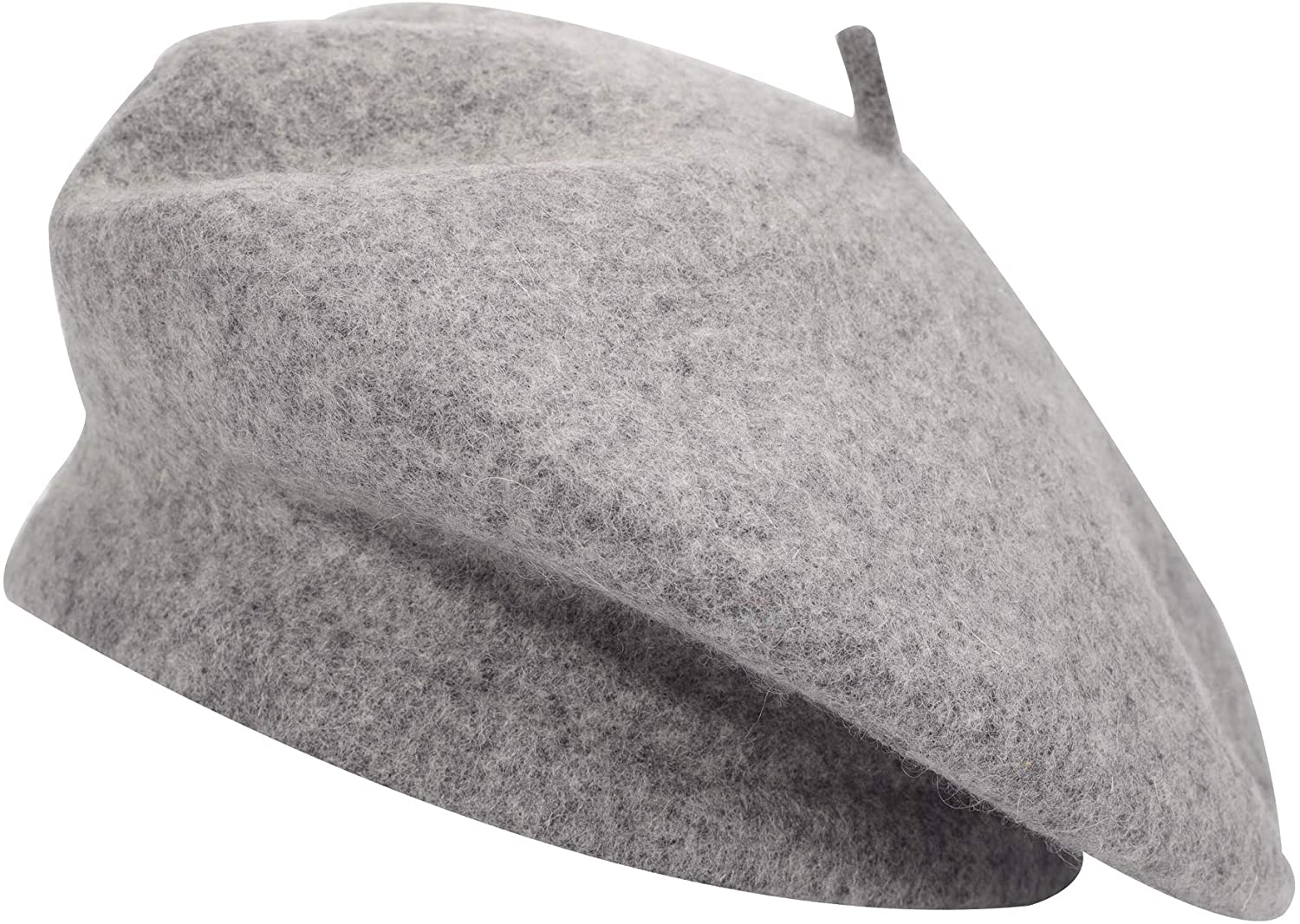 ZLYC French Beret hat Reversible Solid Color Cashmere Knit Warm Beret Cap for Womens Girls 