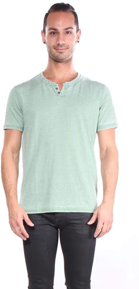 Buy Lucky BrandMen's Venice Burnout Notch Neck Tee Shirt T-Shirt Online at  desertcartINDIA