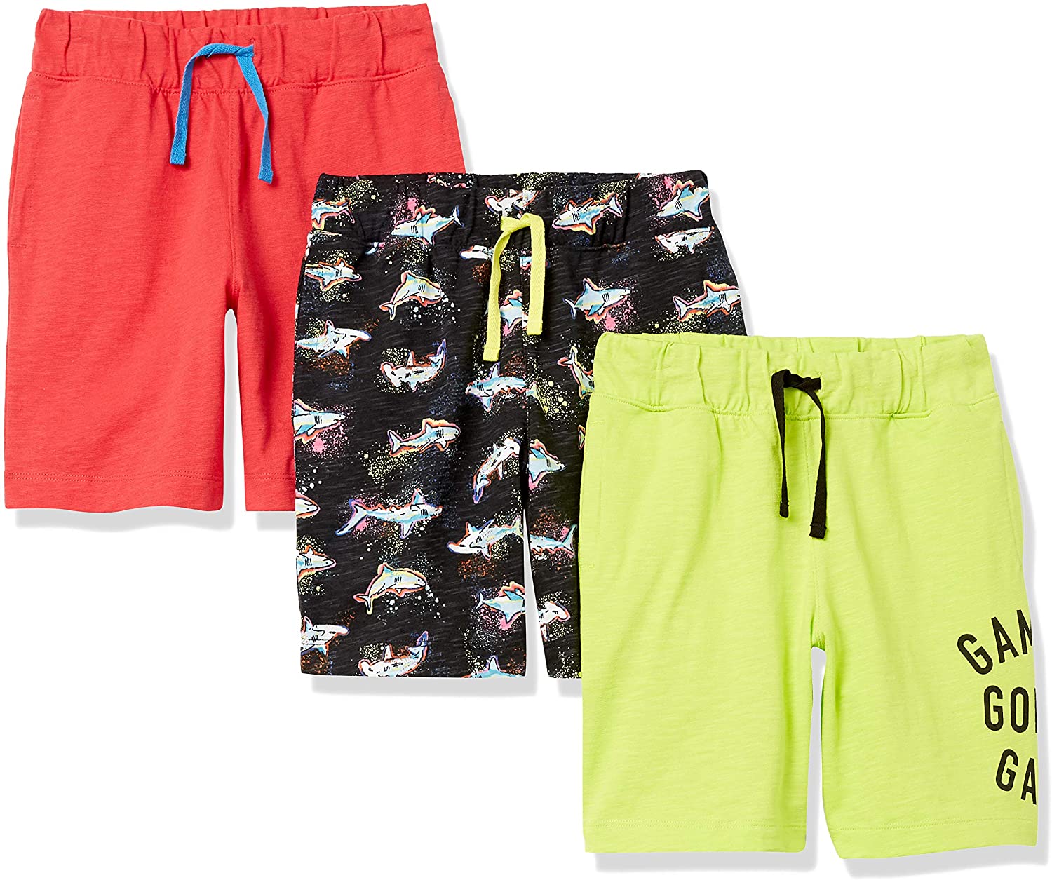 Clothing Shoes & Jewelry Spotted Zebra Boys' Knit Jersey Play Shorts