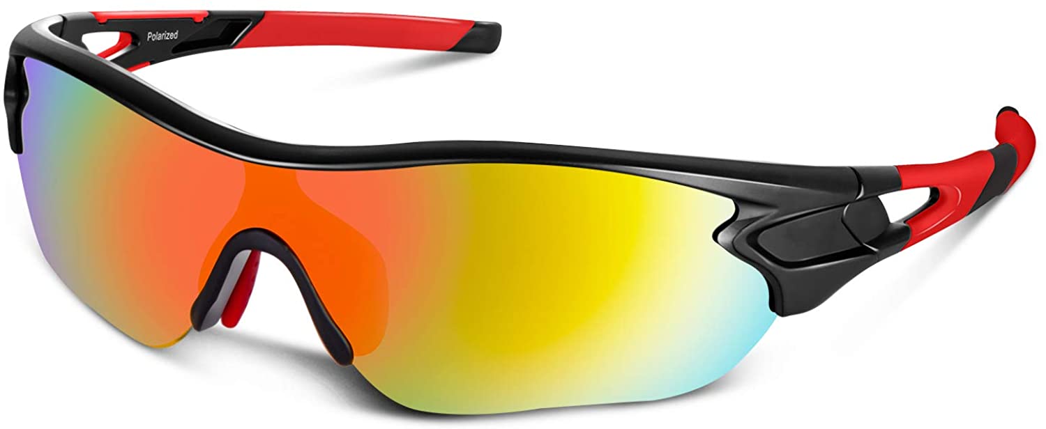 BEACOOL Polarized Sports Sunglasses for Men Women Baseball Fishing Cycling  Running Golf Motorcycle