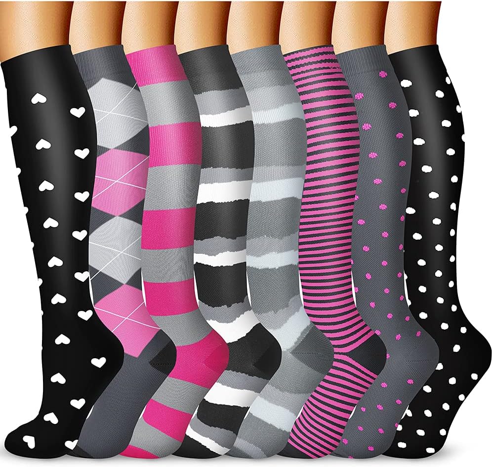  QUXIANG Copper Compression Socks For Women & Men Circulation