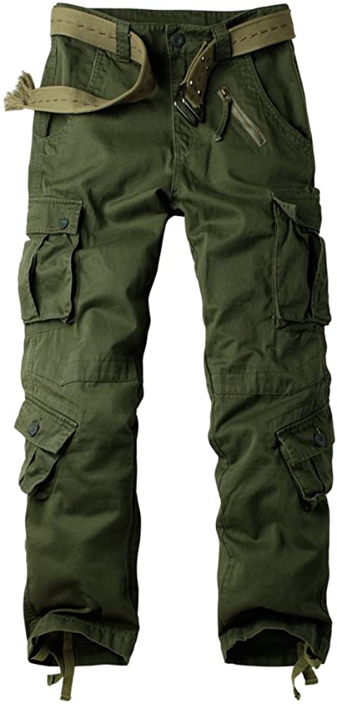 OCHENTA Mujer Uniform Combat Cargo para 8 Bolsillos de Seguridad Pantalones Etiqueta 28-38 