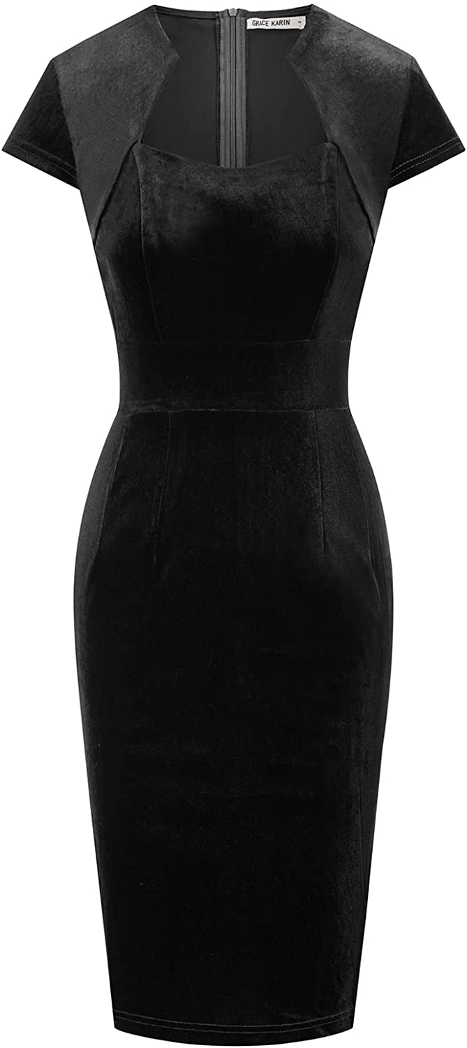 Grace KARIN Vintage Cap Sleeve Bodycon Dress Slim Fit Work Pencil Dress For  Women, Perfect For Wiggle Parties And Pink Lady Cocktail Events A30 230603  From Wai01, $20.84