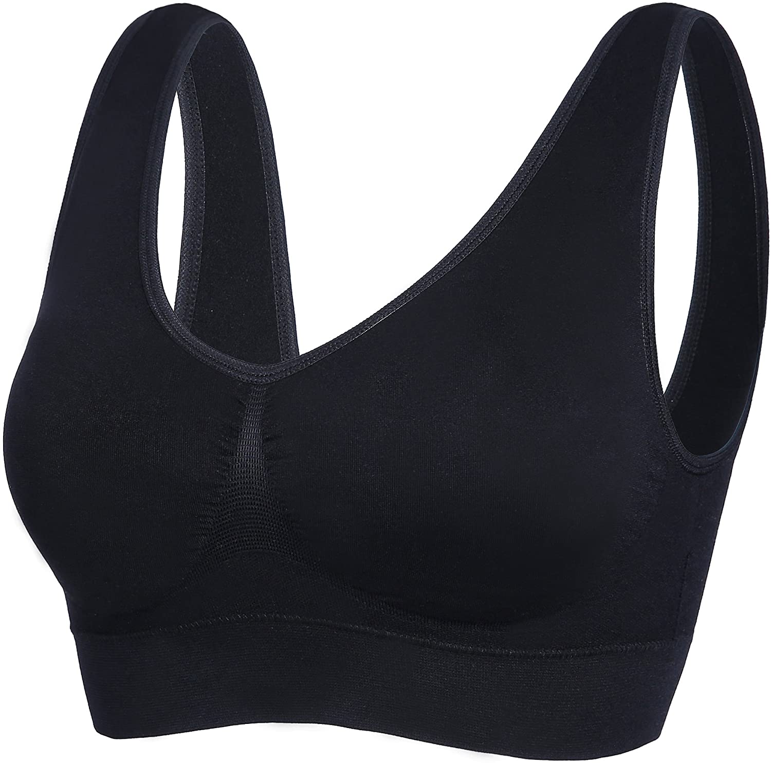 PRETTYWELL Sleep Bras for Women, Comfort Seamless Wireless