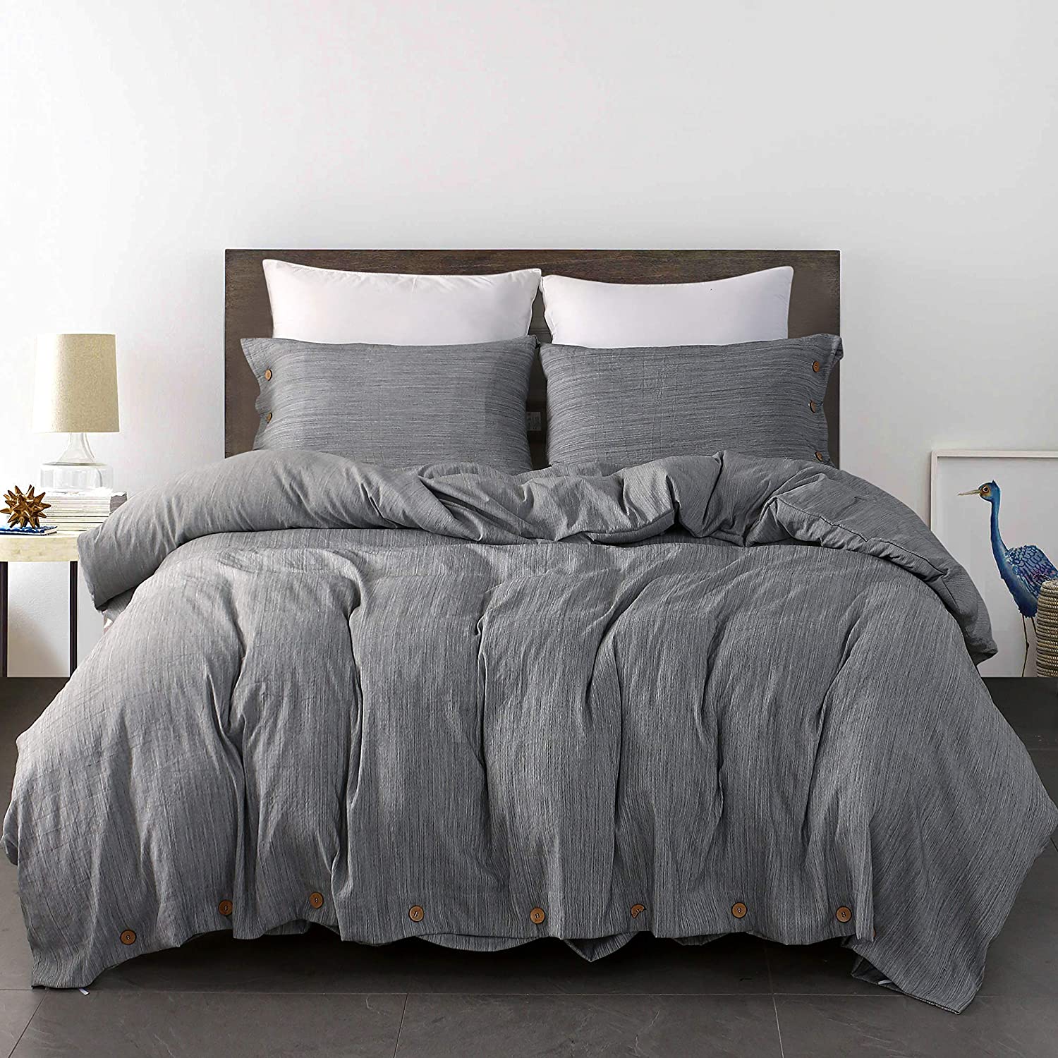 luxury grey duvet set