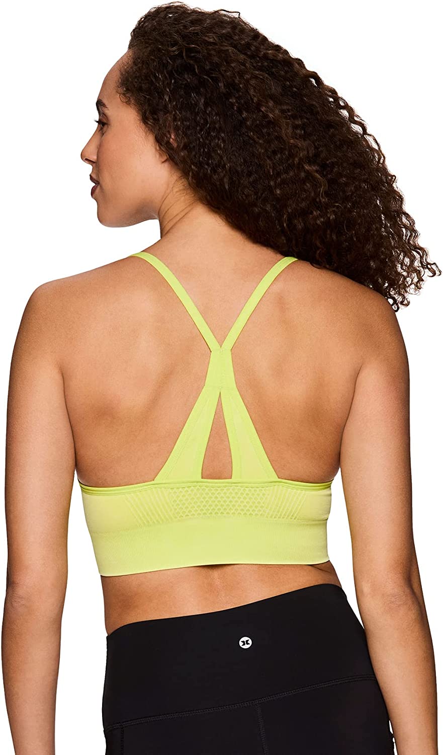 RBX Active Women's Fashion Strappy Seamless Low Impact Workout Sports Bra