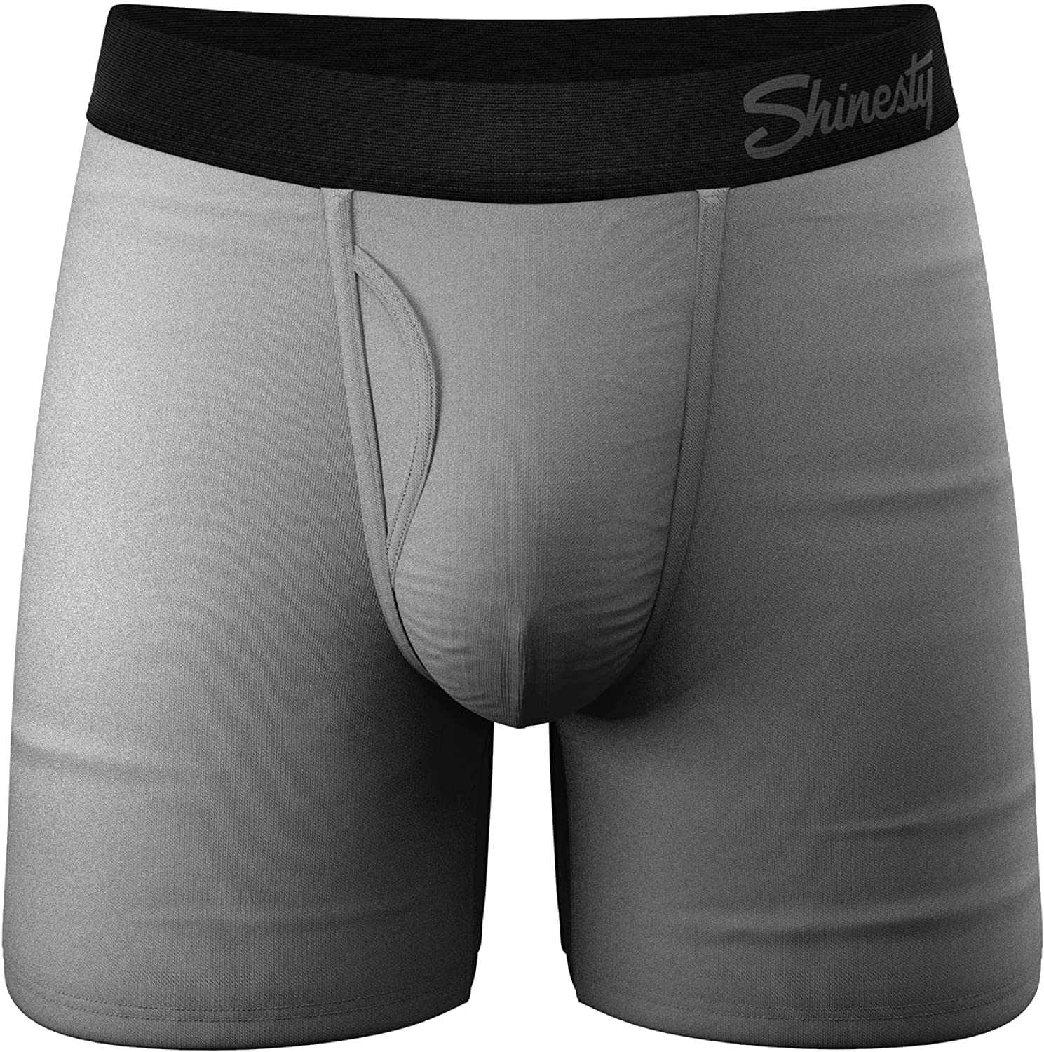 Shinesty Men's Pouch Boxer Briefs - Micro Modal Ball Hammock Underwear with  Fly 