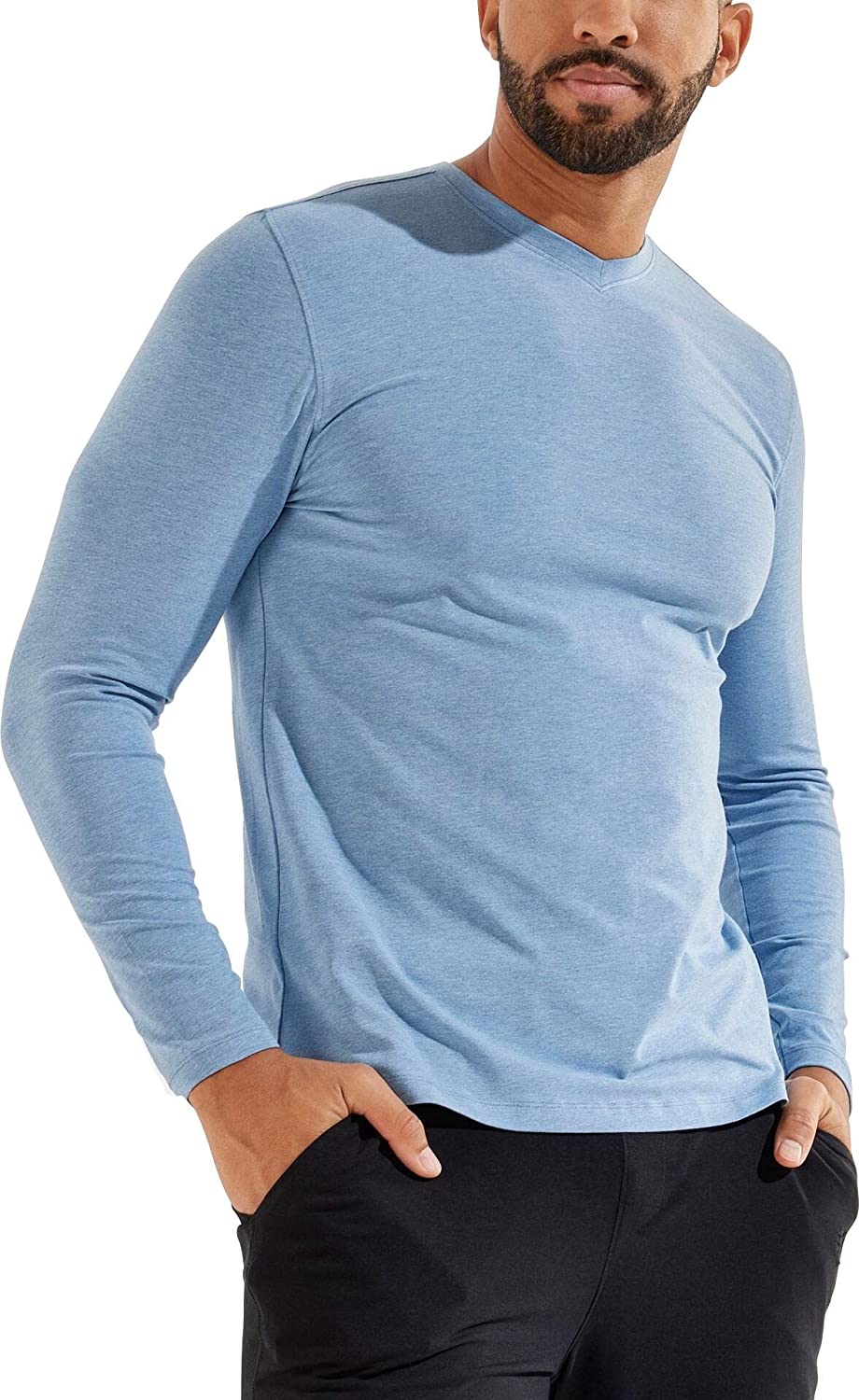 Men's Long Sleeves UV T-shirt UPF 50+ for sun protection Coolibar Morada –  KER SUN