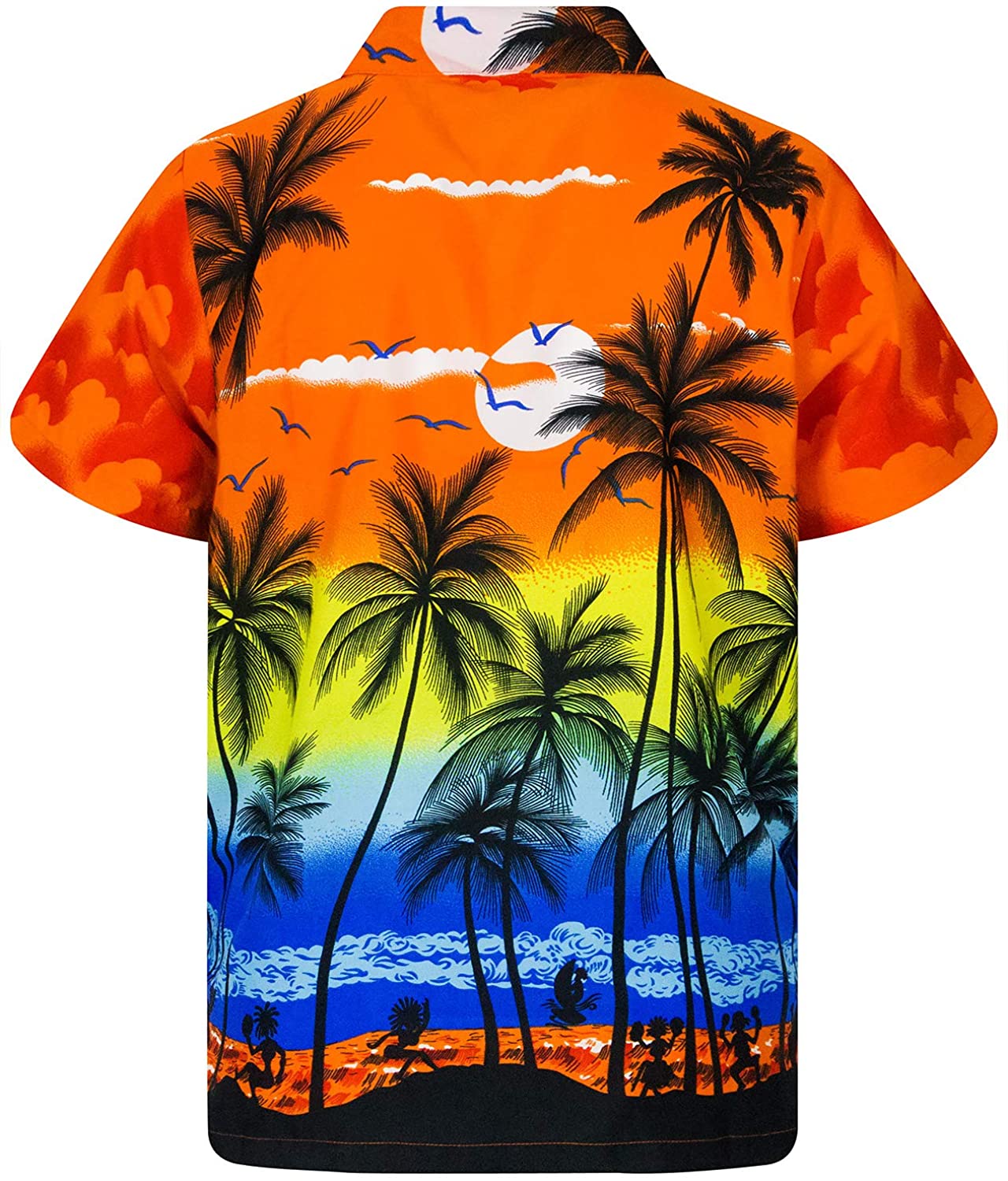 King Kameha Hawaiian Shirt for Men Funky Casual Button Down Very Loud ...