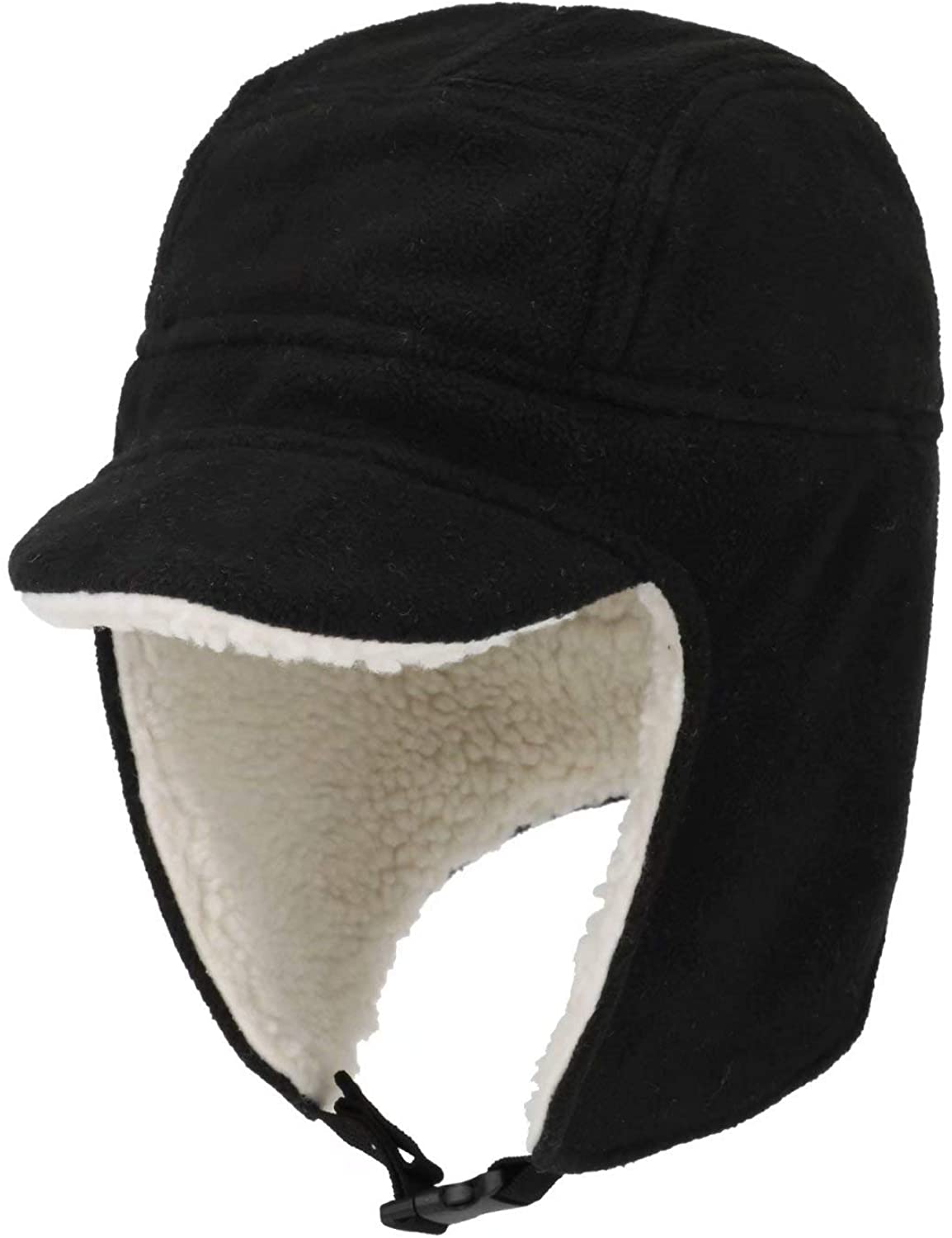 Connectyle Mens Fleece Thermal Skull Cap Beanie with Ear Flaps Winter Hats 