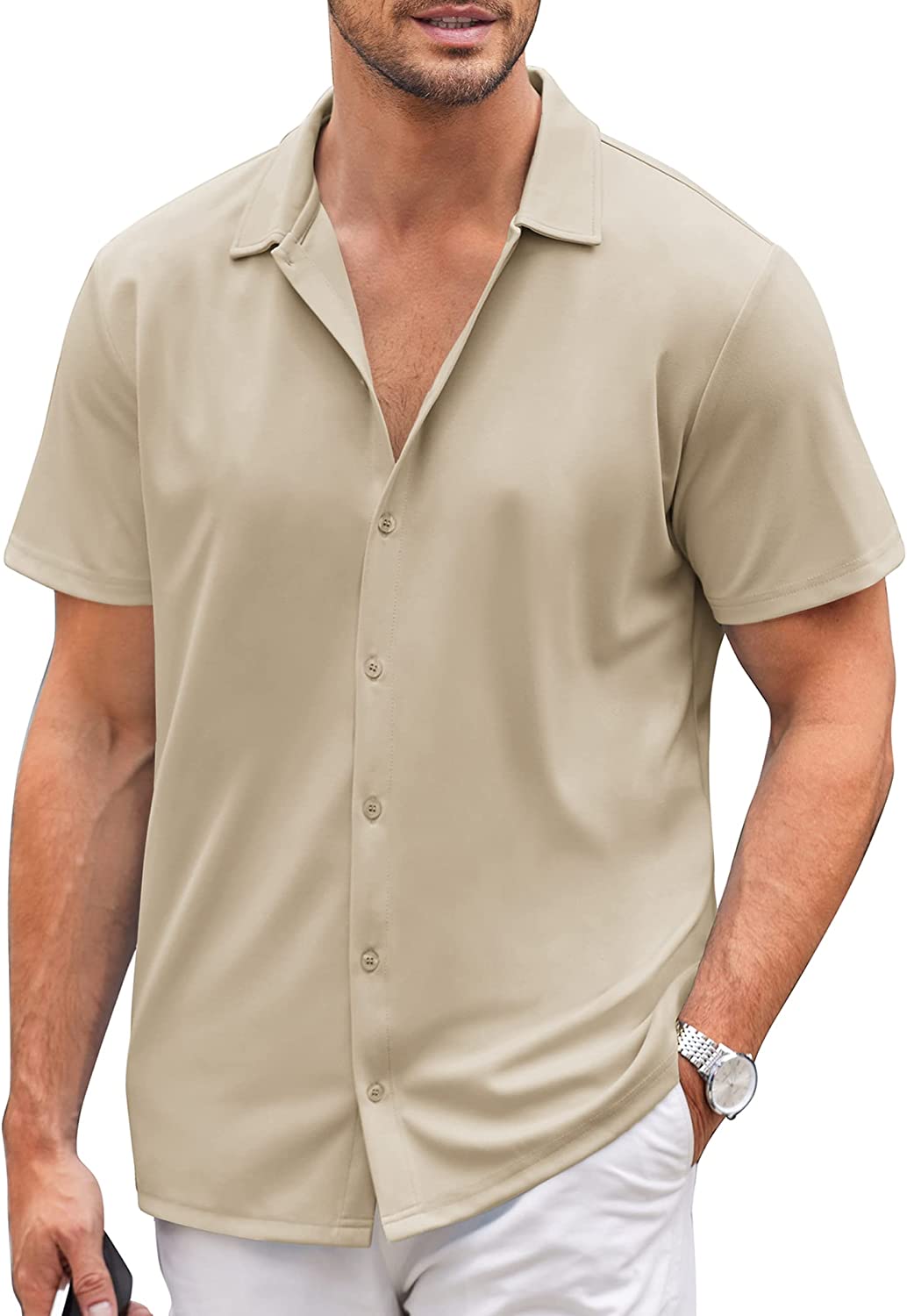 Men's Short Sleeve Shirts: Casual & Wrinkle-Free Shirts