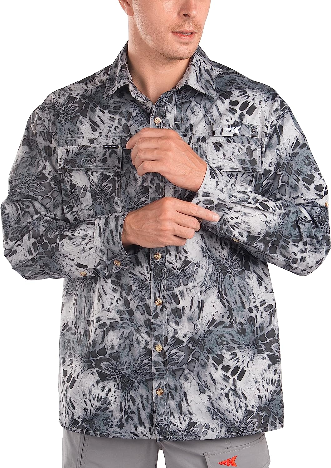 KastKing ReKon Men's Fishing Shirts Smart Design, UPF 50+ Quick-Dry  Breathable