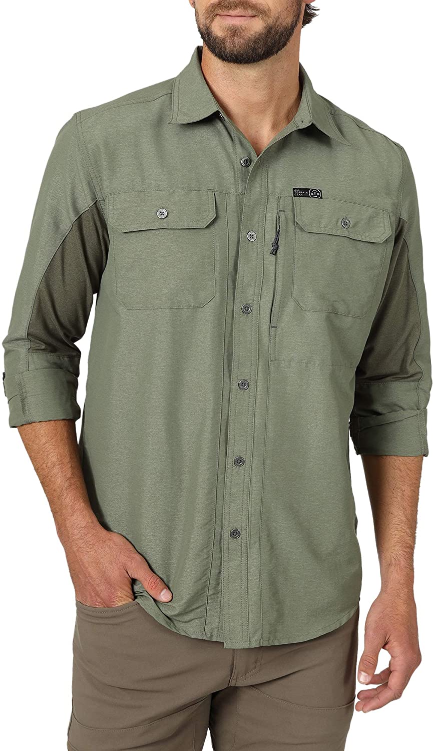 wrangler outdoor long sleeve shirt