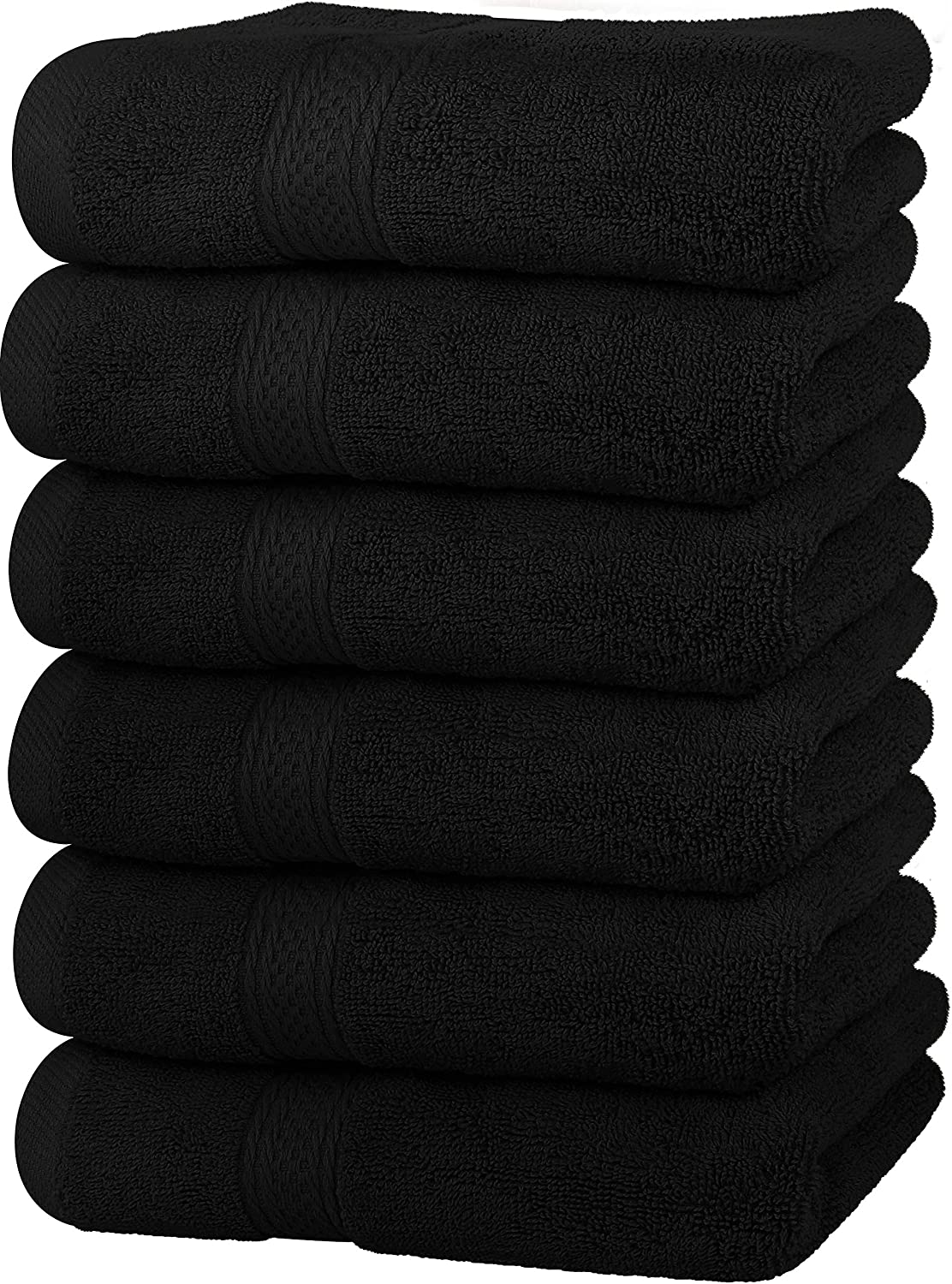 Utopia Towels [6 Pack Premium Hand Towels Set, (16 x 28 inches) 100% Ring  Spun Cotton, Ultra Soft and Highly Absorbent 600GSM Towels for Bathroom