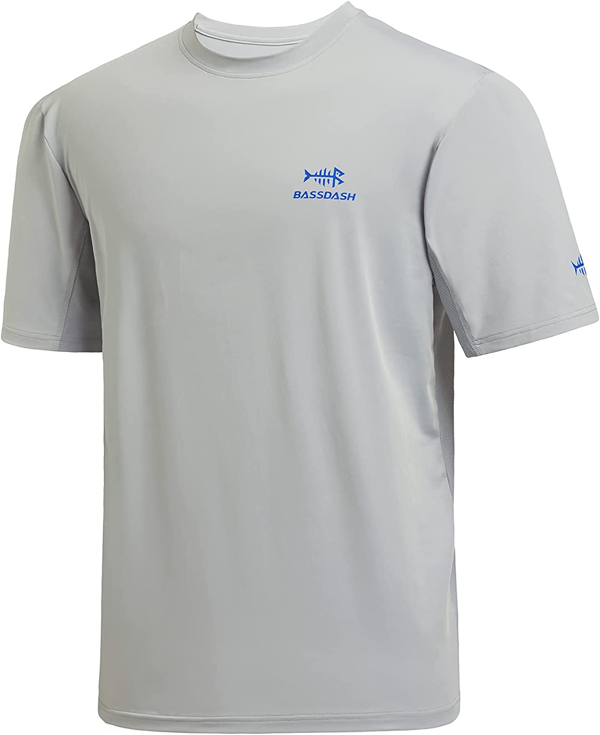 BASSDASH Men's UPF 50+ Sun Protection Fishing Shirt Short Sleeve UV T-Shirt