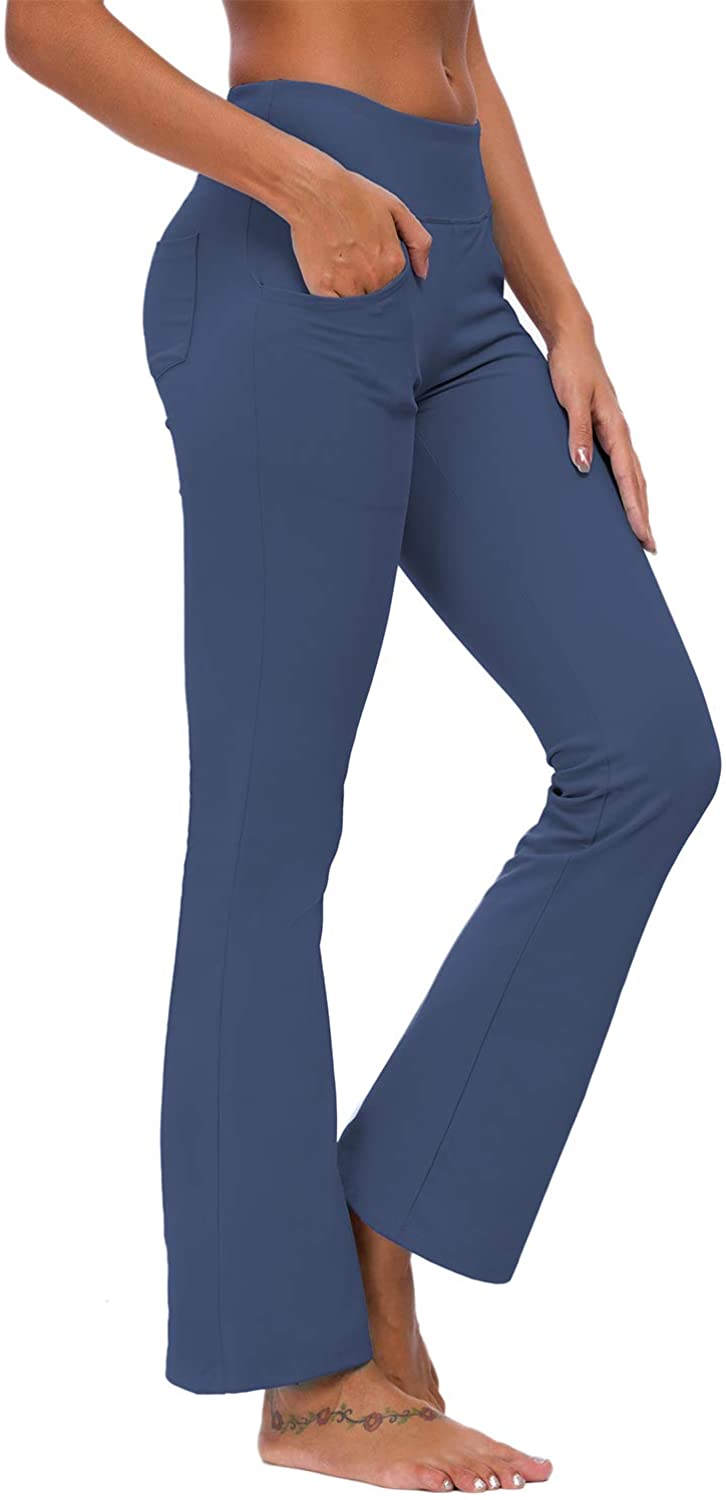 Ourcan Bootcut Yoga Pants for Women with Pockets Flare Yoga Pants High Waist 